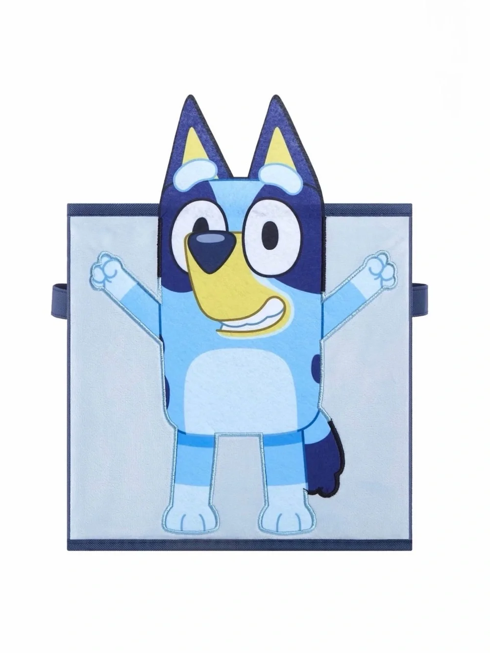 2 Pack Bluey Kids Collapsible Storage Bin Set - 10” x 10”